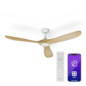 Bahama Breeze Smart Deckenventilator | Massivholz-Rotorblätter | Fernbedienung + App-Steuerung