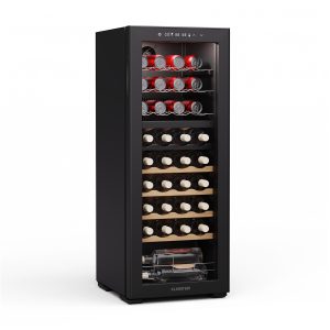 Bovella 36 Duo+ Weinkühlschrank | 2-in-1 | 36 Flaschen | 2 Zonen | 7 Regale | Touch
