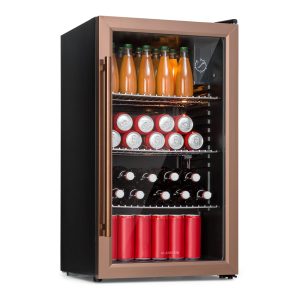 Beersafe XXL Kühlschrank 80 Liter 3 Böden Panoramaglastür