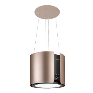 Skyfall Inselabzugshaube Ø45cm Umluft 402m³/h LED