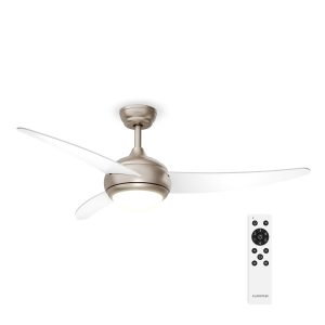 El Paso Deckenventilator mit Licht | 132 cm | 35 W | Leiser Betrieb | Holz