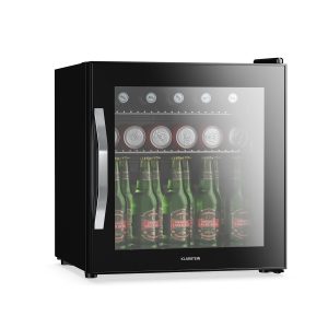 Beersafe Getränkekühlschrank mit Spiegelglastür | 44 x 48 cm | LED-Innenraumbeleuchtung