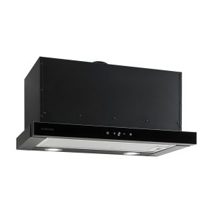 Vinea Unterbau-Dunstabzugshaube Flachschirmhaube 60cm schwarz