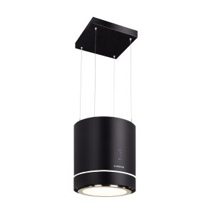 Tron Ambience Inselabzugshaube Ø38cm Umluft 540m³/h LED schwarz