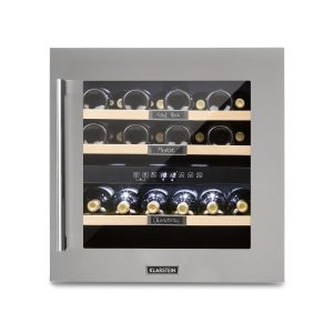 Vinsider 36 Weinkühlschrank 2 Kühlzonen 5-22°C 85l Edelstahl