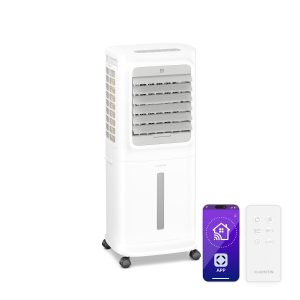 Breezcube Smarter Luftkühler mit Wasserkühlung | 340 m³/h | 10 l | 30 m² | 3 Modi | 50 W