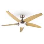Bolero 2-in-1-Deckenventilator Leuchte 55W 10212m³/h Fernbedienung