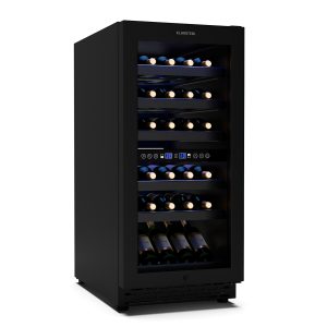 Vinovilla 30 Duo Weinkühlschrank | 2 Kühlzonen | 30 Flaschen | Holzregale | 5-18 °C