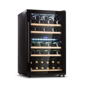 Barossa 40 Duo Weinkühlschrank 2 Zonen 41 Flaschen Glastür Touch LED