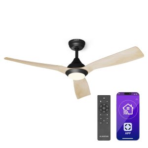 Fiji Flow 2-in-1-Deckenventilator 132 cm LED Fernbedienung App-Steuerung 2 Laufrichtungen dimmbar