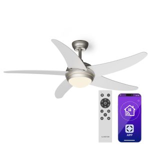 Bolero 2-in-1-Deckenventilator 132cm Leuchte 55W Fernbedienung App-Steuerung 2 Laufrichtungen